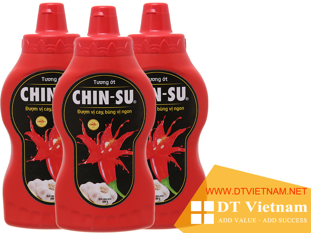 Tương cà Chinsu chai eo MB 3bl x 8chai x 250gr