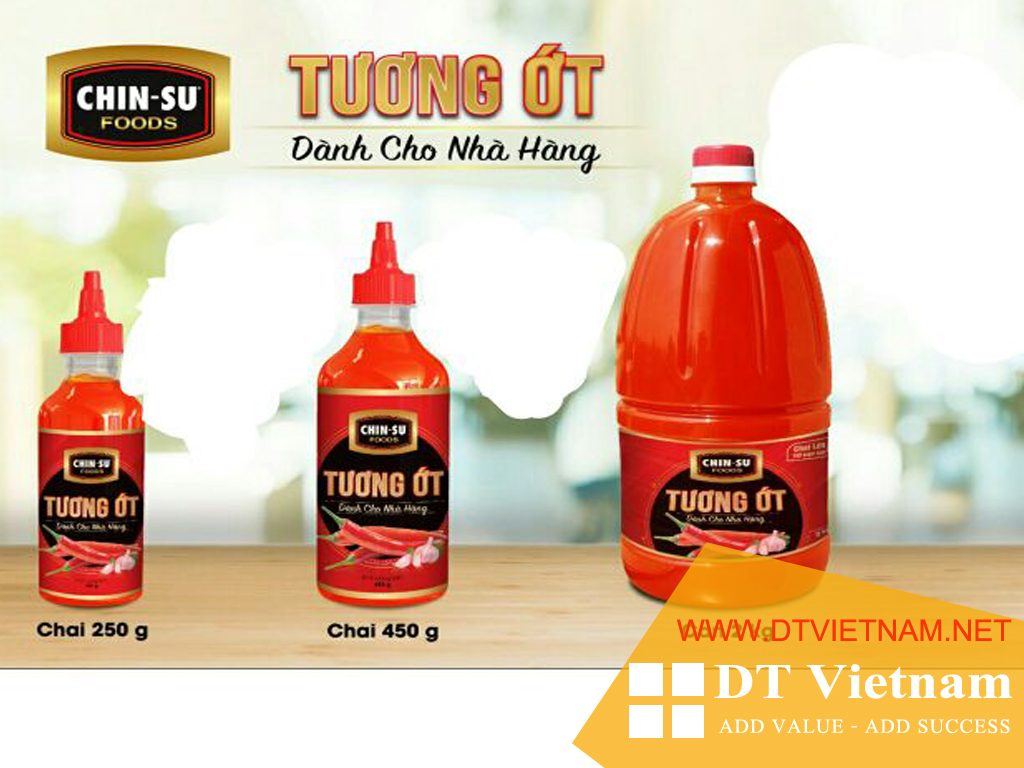 Tương ớt CHIN-SU Foods Horeca 24chai x 250gr