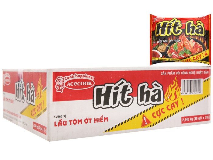 Mì Cay Hit Hà Lẩu Tôm ớt Hiểm 30