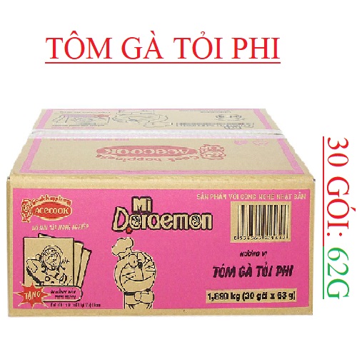 Mì Doraemon Tôm Gà Tỏi Phi 30