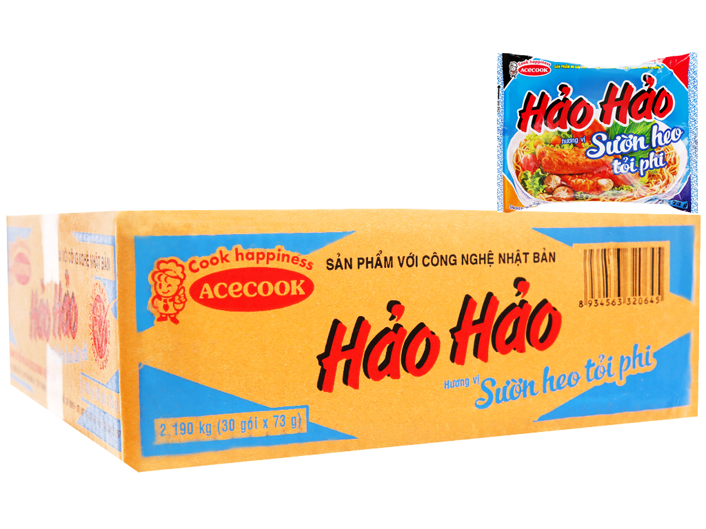 Mì Hảo Hảo Sườn Heo Tỏi Phi 30