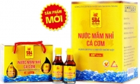 Nước mắm Nhỉ Cá cơm 584 Nha Trang - Loại 60 độ đạm - Chai thủy tinh 60 ml (MSP: TA60)